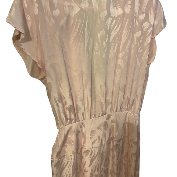 Vintage Pink Short Dress with Lace and Beads size 11 - Picture 7 of 8